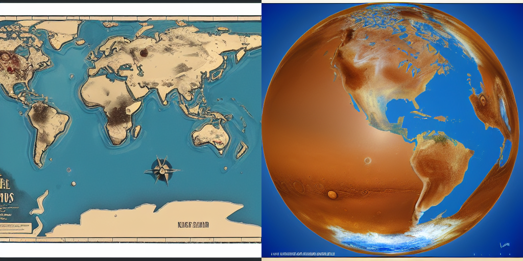 map of mars